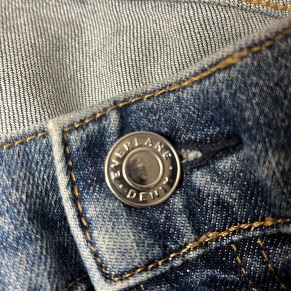 Everlane The Cheeky Jean Crop Ankle Women’s 35 Waist Raw Hem Curvy - Picture 10 of 10